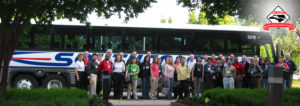 CINC Tour Bus at Departure